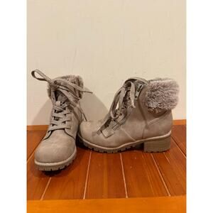 DV By Dolce Vita Rodney Taupe Boot Girls Size 1